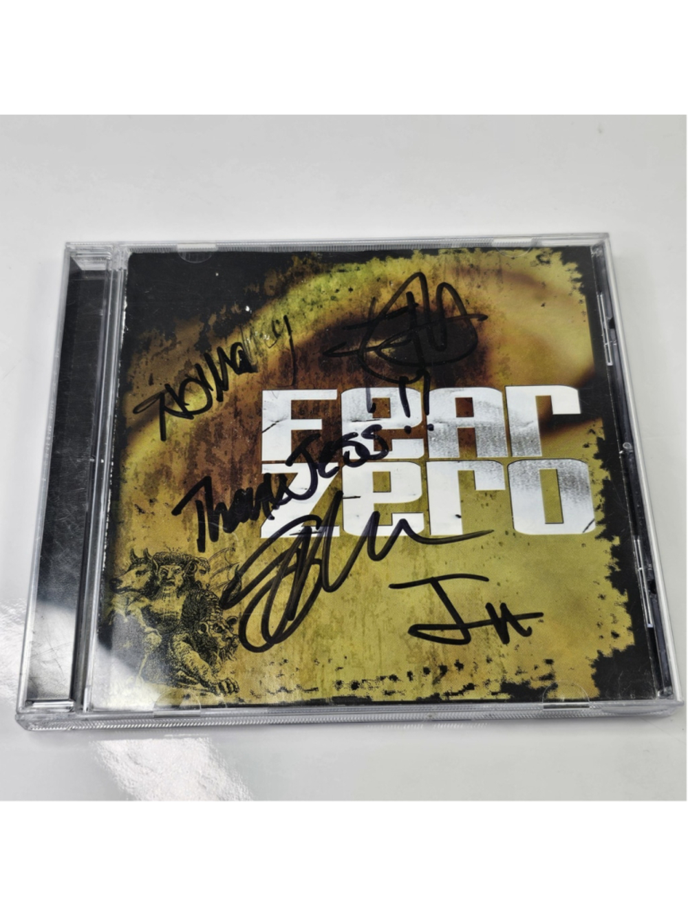 SIGNED Fear Zero Satellite CD Autographed 2003 Canadian Rock Album Satch Records